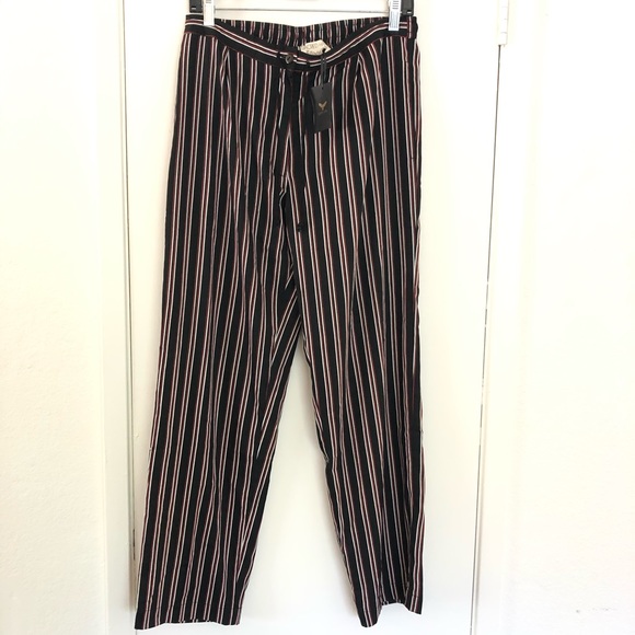 ASOS Other - ASOS Black and red striped pants